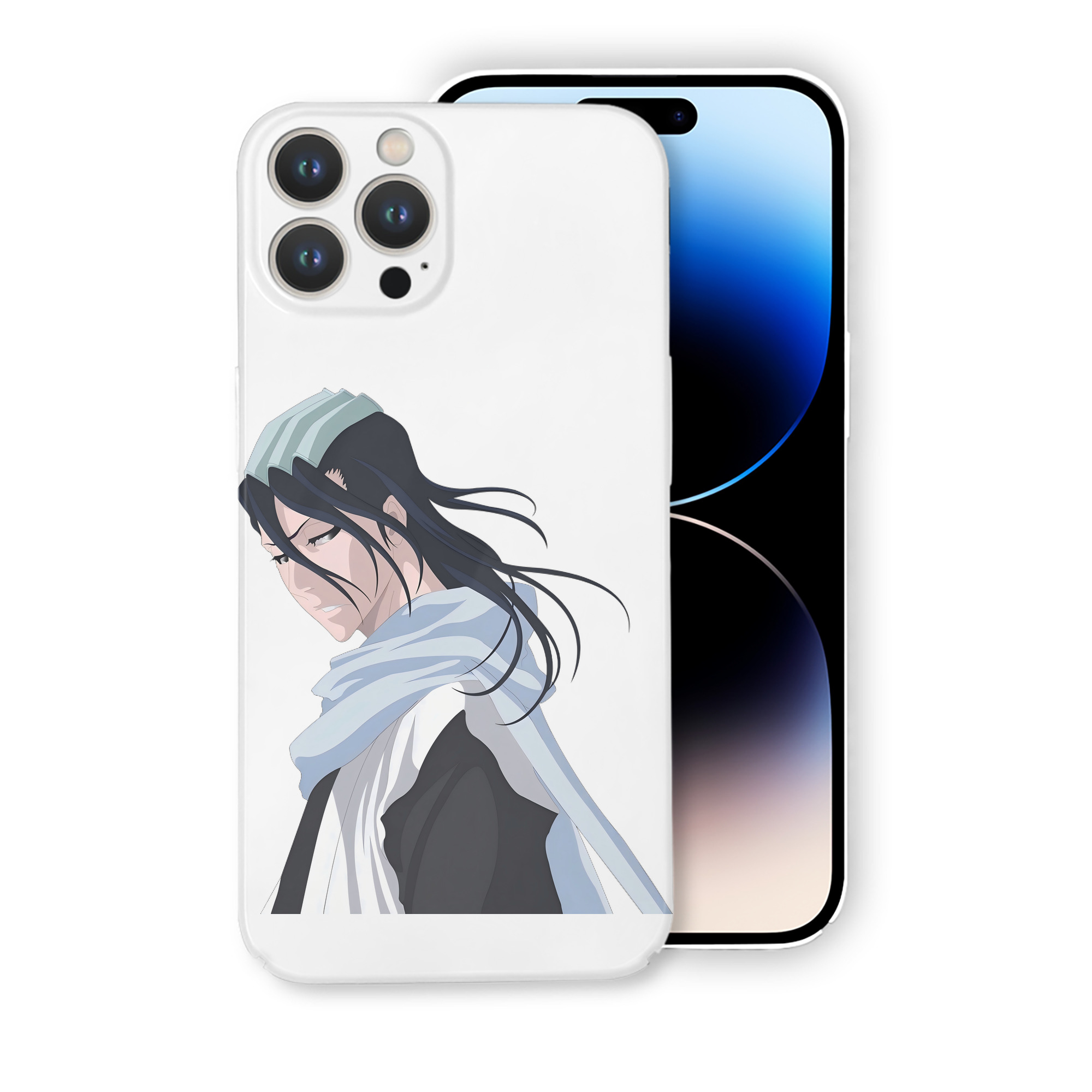 （画像用） ブリーチ くちき びゃくや BLEACH Kuchiki Byakuya 【iPhone 14シリーズ対応】ハードケース